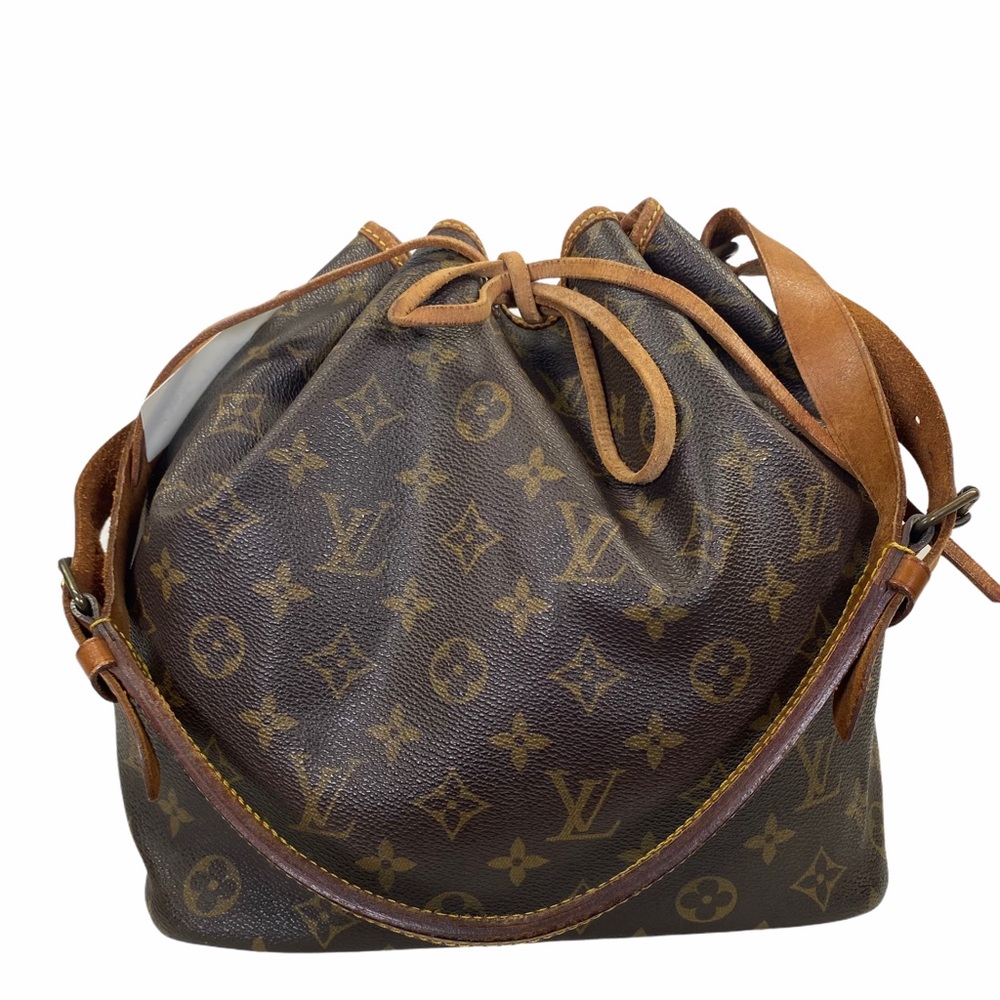 Louis Vuitton Brown Monogram Drawstring Shoulder Bag
